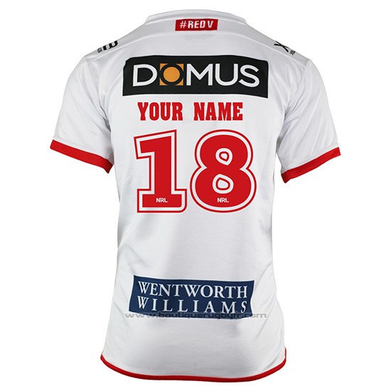 Maillot St George Illawarra Dragons Rugby 2018-2019 Domicile Font02